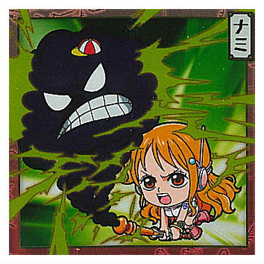 Niforamtion ONE PIECE Pirate Sticker Wafer LOG.9 [3.Nami (Normal)]