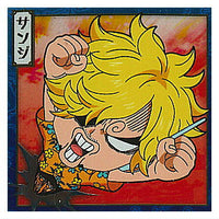 Niforamtion ONE PIECE Pirate Sticker Wafer LOG.9 [4.Sanji (Normal)]