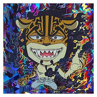 Niforamtion ONE PIECE Pirate Sticker Wafer LOG.9 [6.Rob Lucci (Super Grand Rare)]