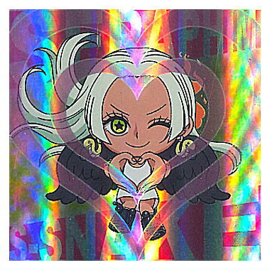 Niforamtion ONE PIECE Pirate Sticker Wafer LOG.9 [10.S-Snake (Grand Rare)]
