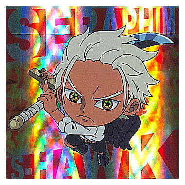Niforamtion ONE PIECE Pirate Sticker Wafer LOG.9 [11.S-Hawk (Grand Rare)]