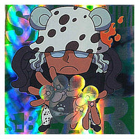 Niforamtion ONE PIECE Pirate Sticker Wafer LOG.9 [12.S-Bear (Grand Rare)]
