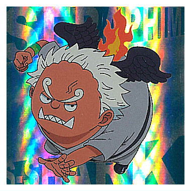 Niforamtion ONE PIECE Pirate Sticker Wafer LOG.9 [13.S-Shark (Grand Rare)]