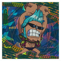 Niforamtion ONE PIECE Pirate Sticker Wafer LOG.9 [16.Franky (Super Rare)]