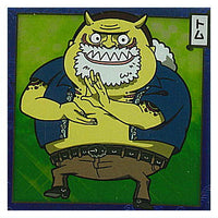 Niforamtion ONE PIECE Pirate Sticker Wafer LOG.9 [18.Tom (Normal)]