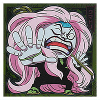 Niforamtion ONE PIECE Pirate Sticker Wafer LOG.9 [25.Kumadori (Rare)]