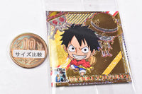 Niforamtion ONE PIECE Pirate Sticker Wafer LOG.9 [27.Monkey D. Luffy (25th Rare)]