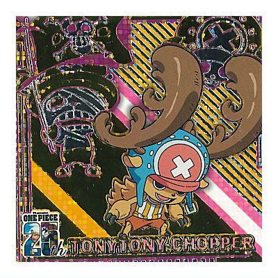 Niforamtion ONE PIECE Pirate Sticker Wafer LOG.9 [32.Tony Tony Chopper (25th Rare)]