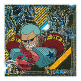 Niforamtion ONE PIECE Pirate Sticker Wafer LOG.9 [34.Franky (25th Rare)]