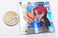 Niforamtion ONE PIECE Pirate Sticker Wafer LOG.9 [39.Secret 2: Monkey D. Luffy & Shanks]