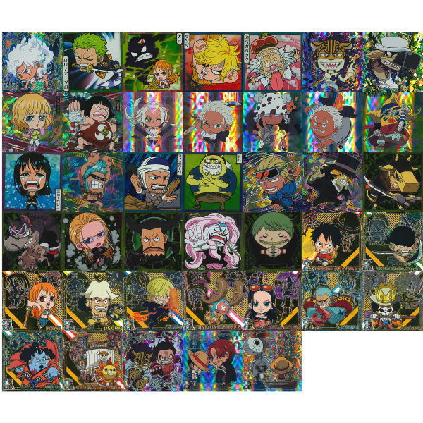 Niforamtion ONE PIECE Pirate Sticker Wafer LOG.9 [All 40 type set(Full Complete)]