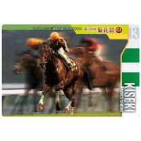 Thoroughbred Horse Collection Twin Wafers [6.Kiseki 78th Kikuka Sho (G1) (Normal Card)]