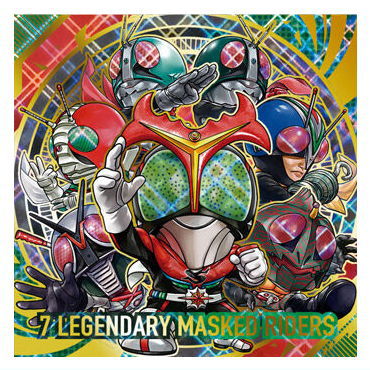 Niforamtion Kamen Rider Series Seal Wafer vol.2 [3.Glorious Seven Riders (Ultra Rare)]