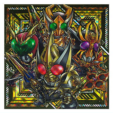 Niforamtion Kamen Rider Series Seal Wafer vol.2 [32.Secret 2: Kamen Rider Blade & Garren & Chalice & Leangle]