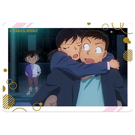 Itajaga Detective Conan vol.3 [27.Kazunobu Chiba & Naeko Miike (Visual Card)(Metallic Embossed)]