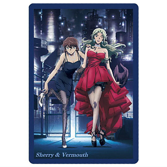 Itajaga Detective Conan vol.3 [28.Sherry & Vermouth (Visual Card)(Metallic Embossed)]