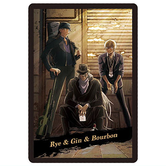 Itajaga Detective Conan vol.3 [30.Rye & Gin & Bourbon (Visual Card)(Metallic Embossed)]