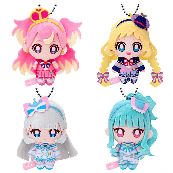 Wonderful PreCure Fuwafuwa odekake mascot [Assort 4 set (1. Cure Wonderful,2. Cure Friendy,3. Cure Nyammy,4. Cure Lilian)]
