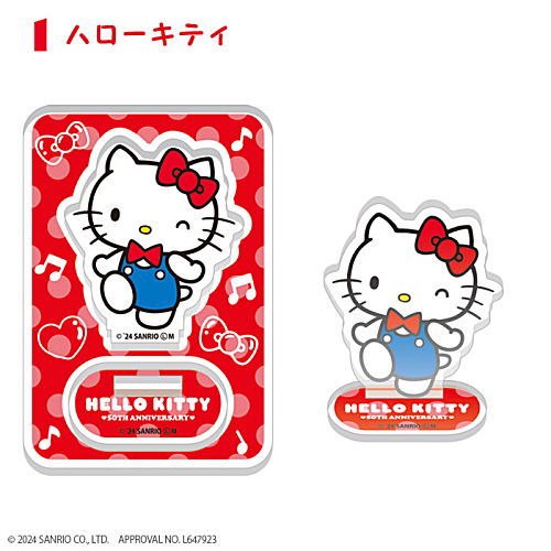 HELLO KITTY 50TH ANNIVERSARY Acrylic Stand [1.Hello Kitty]