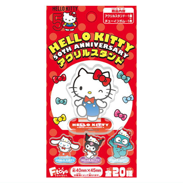 HELLO KITTY 50TH ANNIVERSARY Acrylic Stand [All 20 type set(Full Complete)]