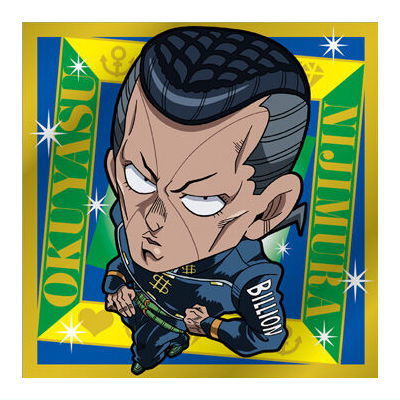 Niforamtion JoJo's Bizarre Adventure Seal Wafer Diamond Is Unbreakable Wafer ACT1 [3.Okuyasu Nijimura (Rare)]