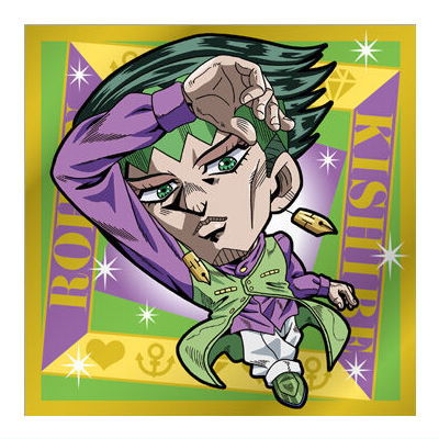 Niforamtion JoJo's Bizarre Adventure Seal Wafer Diamond Is Unbreakable Wafer ACT1 [4.Rohan Kishibe (Rare)]