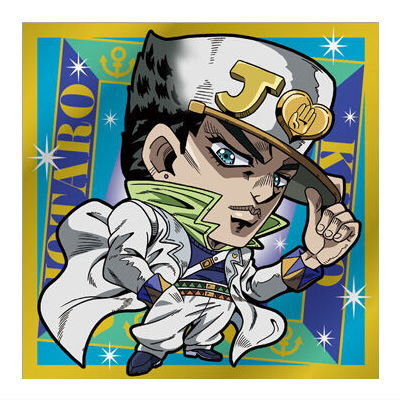 Niforamtion JoJo's Bizarre Adventure Seal Wafer Diamond Is Unbreakable Wafer ACT1 [5.Jotaro Kujo (Rare)]