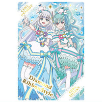 Wonderful PreCure! The Movie! Kirakira Card Gummy [9.Cure Nyammy & Cure Lillian Diamond Ribbon Style]