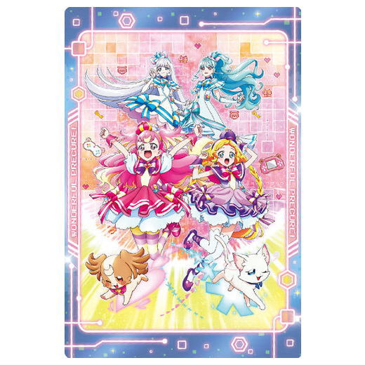 Wonderful PreCure! The Movie! Kirakira Card Gummy [15.Movie poster card 1]