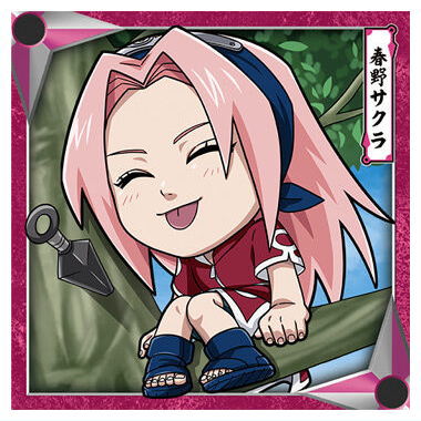 Niforamtion NARUTO Shippuden Ninkai Seal Wafer vol.3 [3.Sakura Haruno (Normal)]