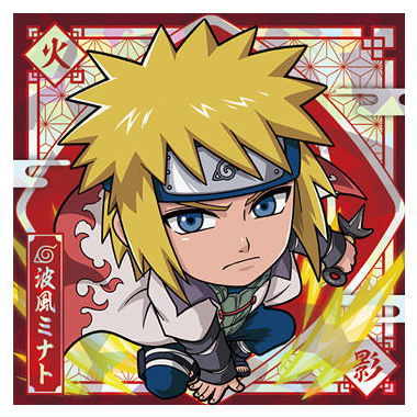 Niforamtion NARUTO Shippuden Ninkai Seal Wafer vol.3 [23.Minato Namikaze (Hokage Rare)]