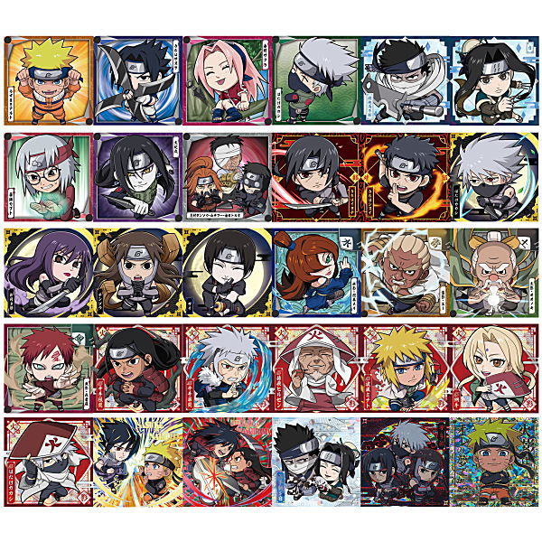 Niforamtion NARUTO Shippuden Ninkai Seal Wafer vol.3 [All 30 type set(Full Complete)]