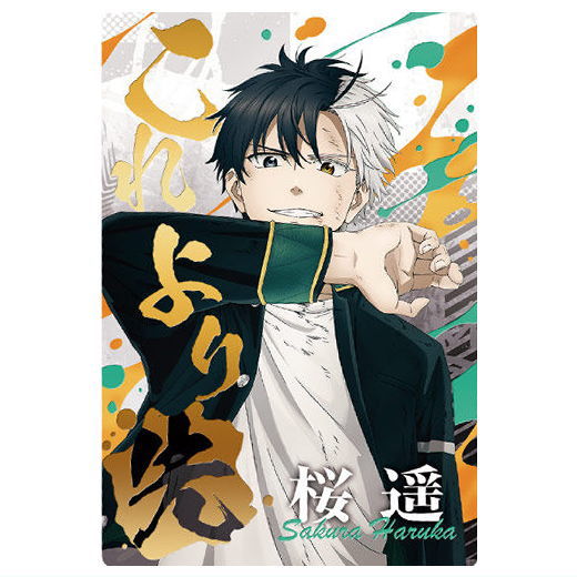 WIND BREAKER Wafer [14.Haruka Sakura (Special Rare Card SR)(Foil Stamped)]