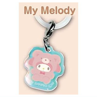 Sanrio Characters Acrylic Charm Chocolate in Snack [1.My Melody (Latte kuma Series)]