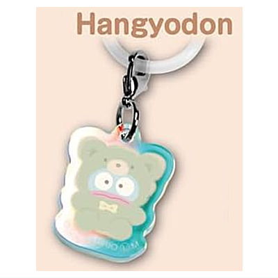 Sanrio Characters Acrylic Charm Chocolate in Snack [3.Hangyodon (Latte kuma Series)]