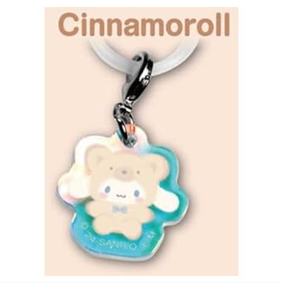 Sanrio Characters Acrylic Charm Chocolate in Snack [5.Cinnamoroll (Latte kuma Series)]