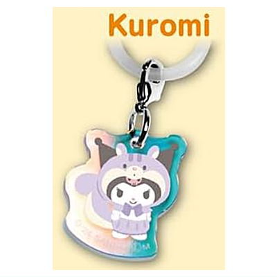 Sanrio Characters Acrylic Charm Chocolate in Snack [8.Kuromi (Forest Animal Series)]