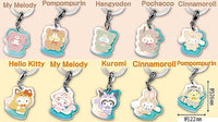 Sanrio Characters Acrylic Charm Chocolate in Snack [All 10 type set(Full Complete)]