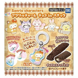 Sanrio Characters Acrylic Charm Chocolate in Snack [All 10 type set(Full Complete)]