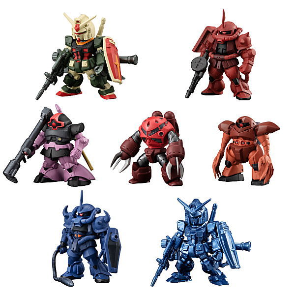 FW GUNDAM CONVERGE #MOVIE VISUAL SELECTION [All 7 type set(Full Complete)]