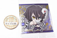 Niforamtion Kimetsu no Yaiba Deformed Style Sticker Wafer Part.12 [14.Obanai Iguro (Rare)]