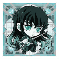 Niforamtion Kimetsu no Yaiba Deformed Style Sticker Wafer Part.12 [24.Muichiro Tokito (Kisatsu Rare)]