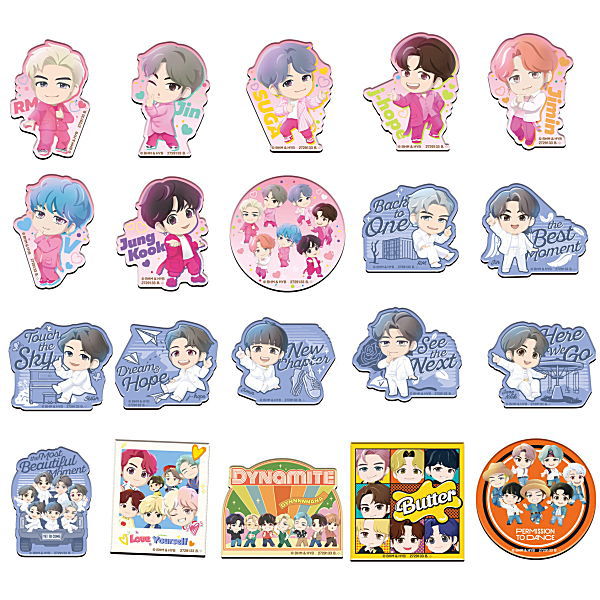 TinyTAN  Chara Magnets [All 20 type set(Full Complete)]