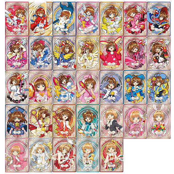 Cardcaptor Sakura Wafer 25th anniversary [All 33 type set (Full Complete)]
