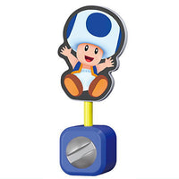 Super Mario Bros. Wonder Panel Clip Stand [6.Blue Toad (Kime-pose)]