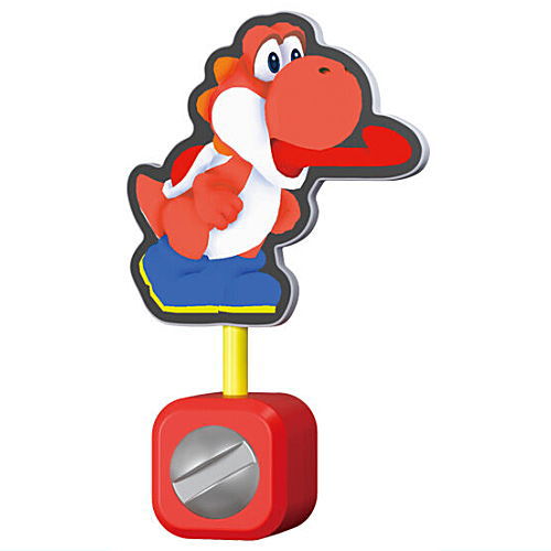 Super Mario Bros. Wonder Panel Clip Stand [9.Red Yoshi (Sticky Tongue)]