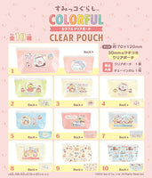 Sumikkogurashi Colorful Clear Pouch [All 10 type set(Full Complete)]