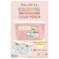 Sumikkogurashi Colorful Clear Pouch [All 10 type set(Full Complete)]