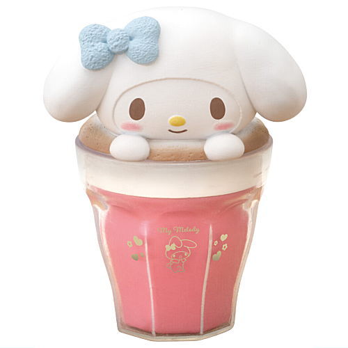 Chara Latte Art Case Sanrio Characters [5.My Melody Strawberry Latte]