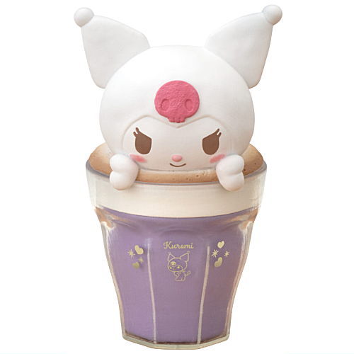 Chara Latte Art Case Sanrio Characters [6.Kuromi Blueberry Latte]